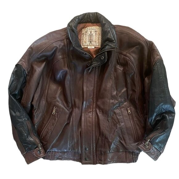 Ladies plus size leather jacket SIZE 42 - Picture 1 of 12